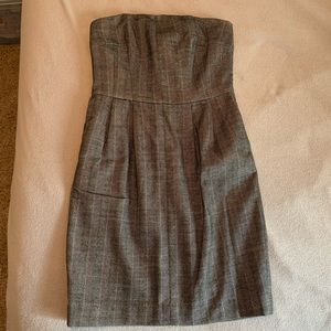 Herringbone Express Strapless Dress